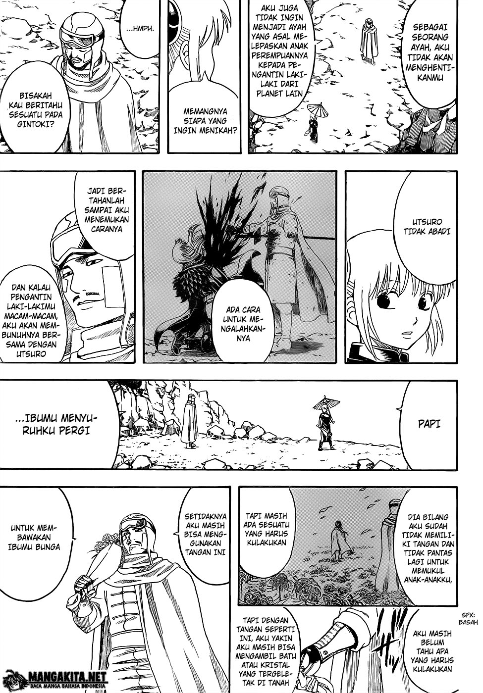 Gintama Chapter 595 - halaman 16