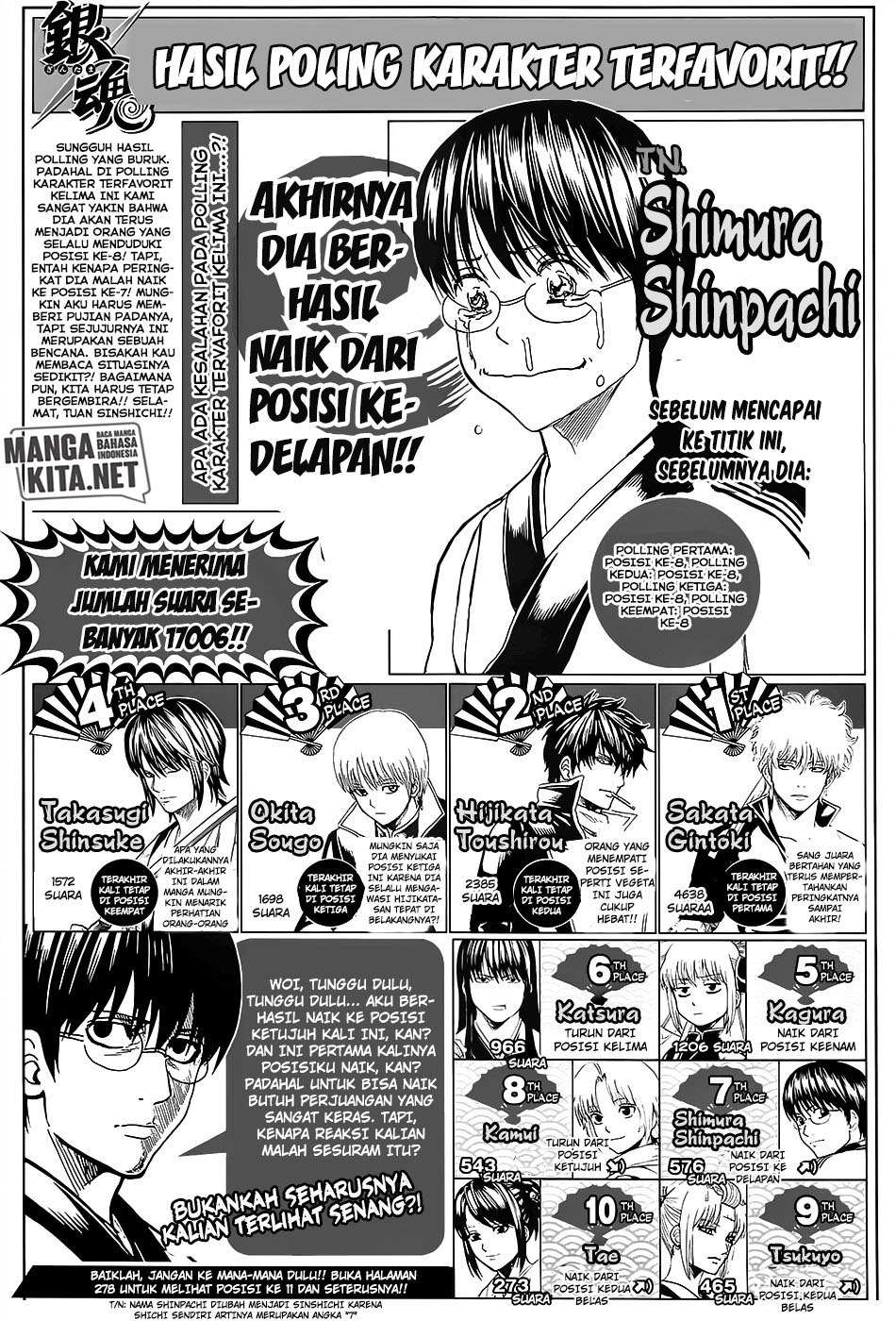 Gintama Chapter 657 - halaman 20
