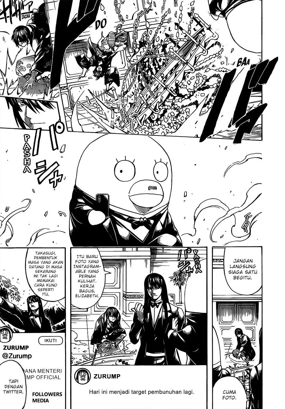 Gintama Chapter 689 - halaman 9