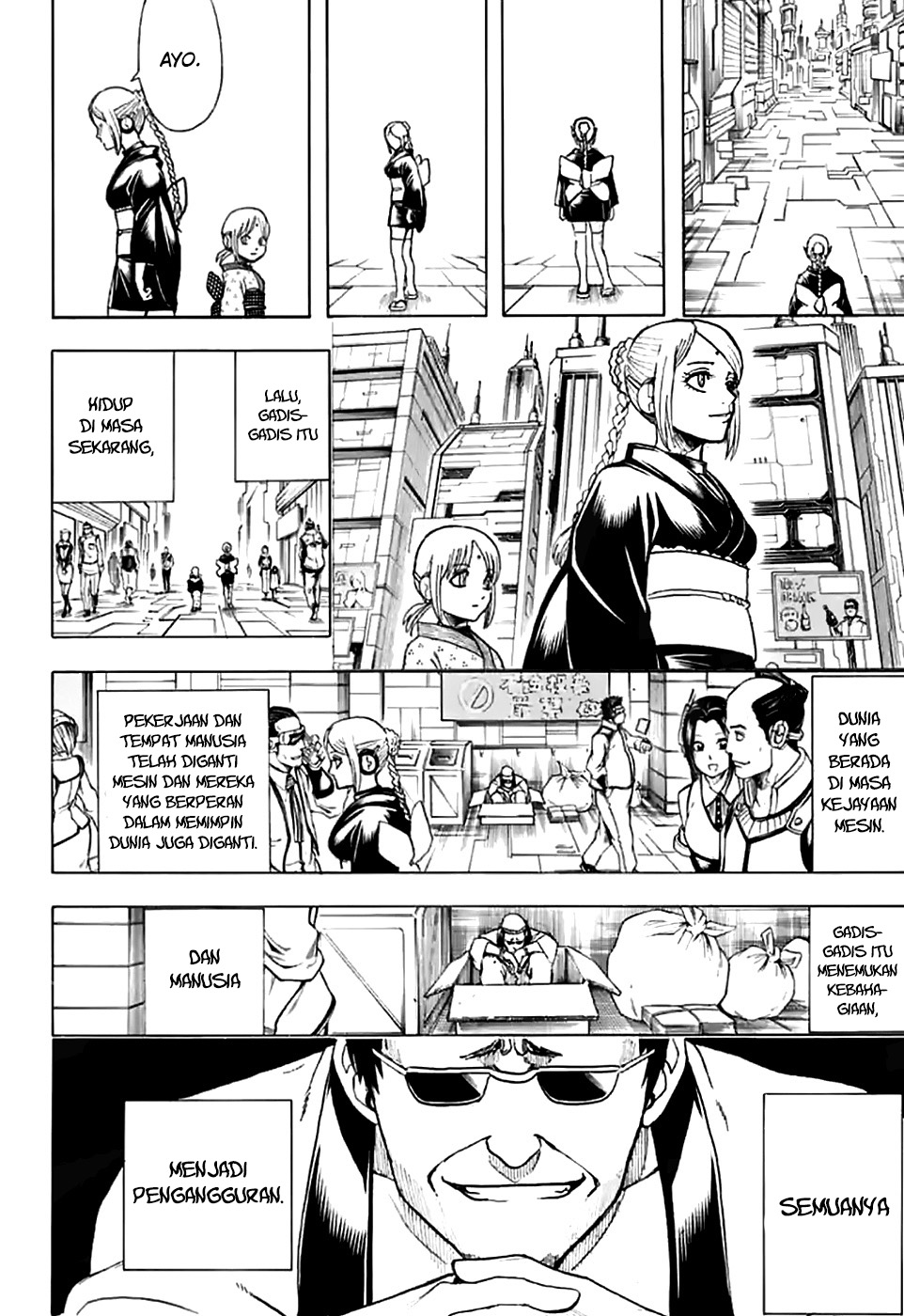 Gintama Chapter 704 - halaman 56