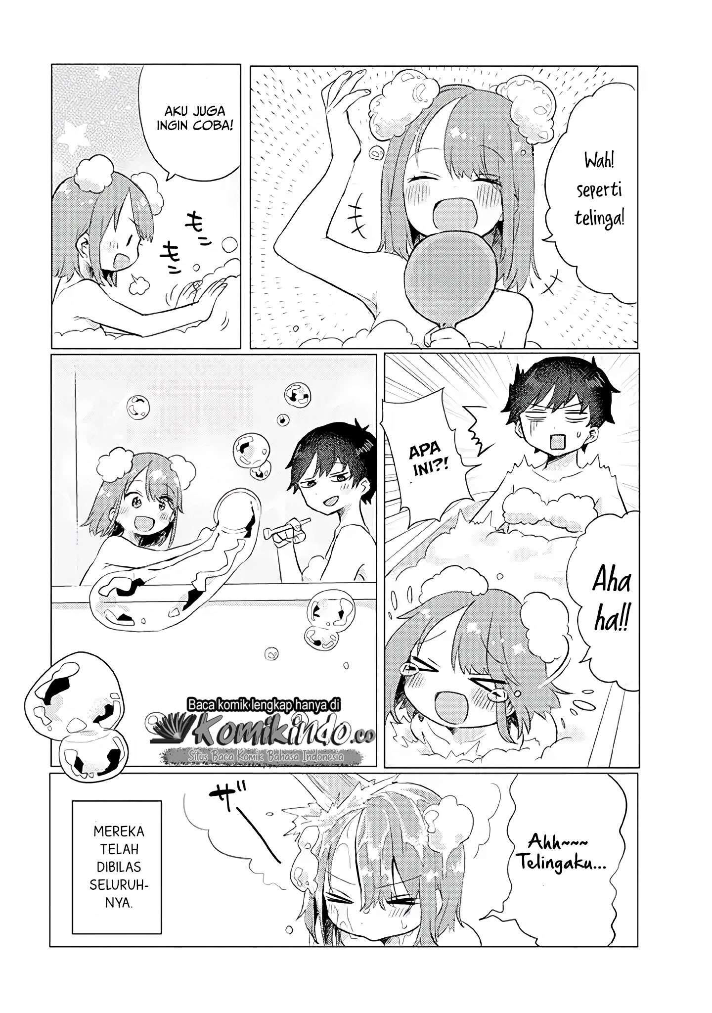 Girlfriend Who Absolutely Doesn’t Want to Take a Bath VS Boyfriend Who Absolutely Wants Her to Take a Bath Chapter 10 - halaman 7