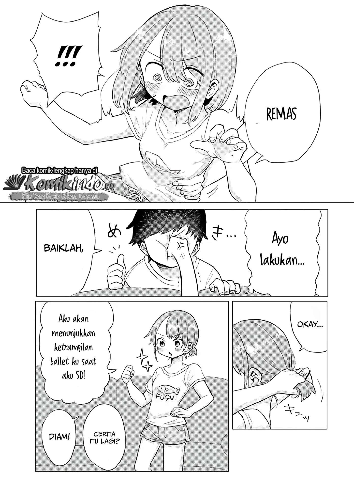 Girlfriend Who Absolutely Doesn’t Want to Take a Bath VS Boyfriend Who Absolutely Wants Her to Take a Bath Chapter 11 - halaman 4