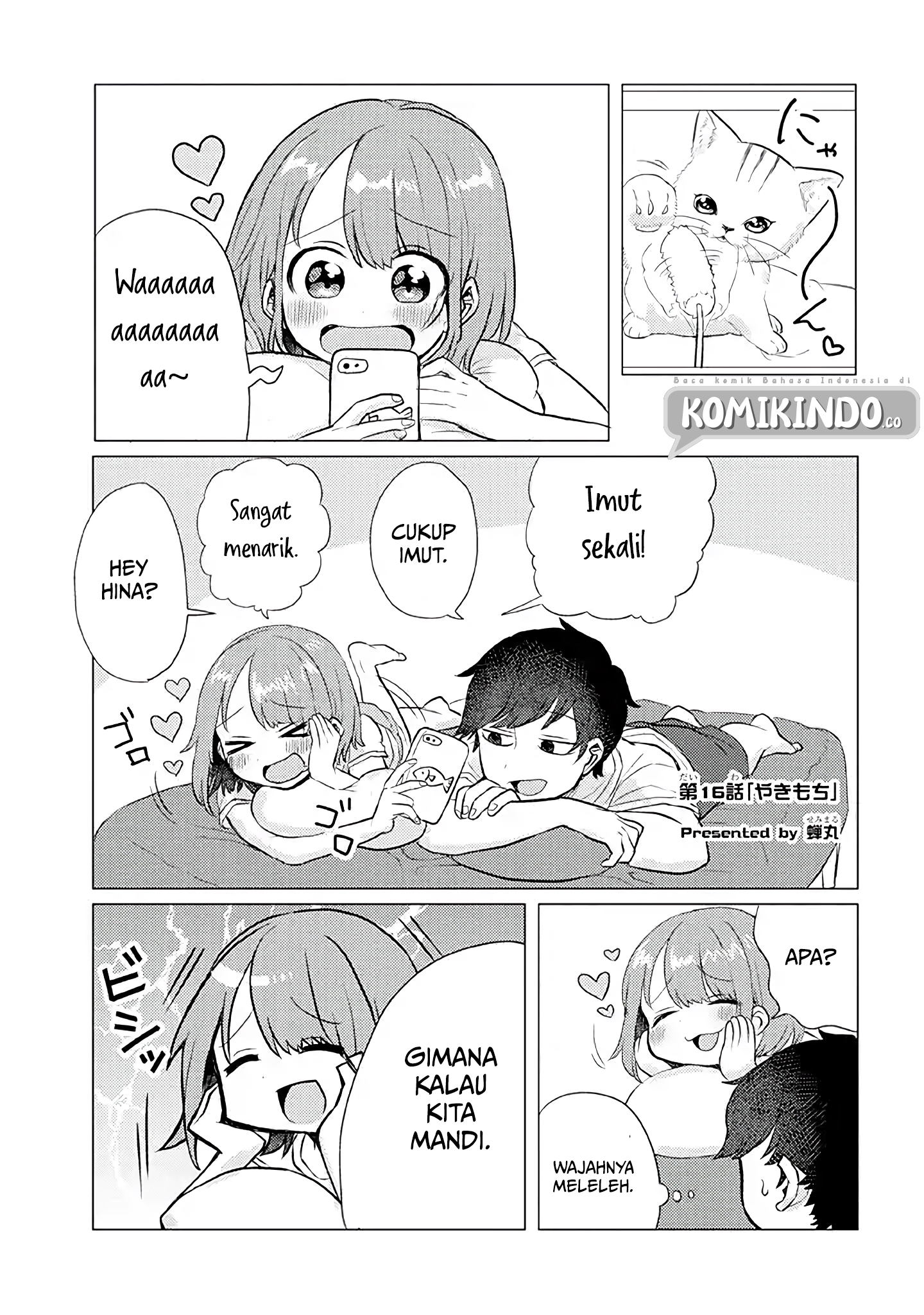 Girlfriend Who Absolutely Doesn’t Want to Take a Bath VS Boyfriend Who Absolutely Wants Her to Take a Bath Chapter 16 - halaman 2