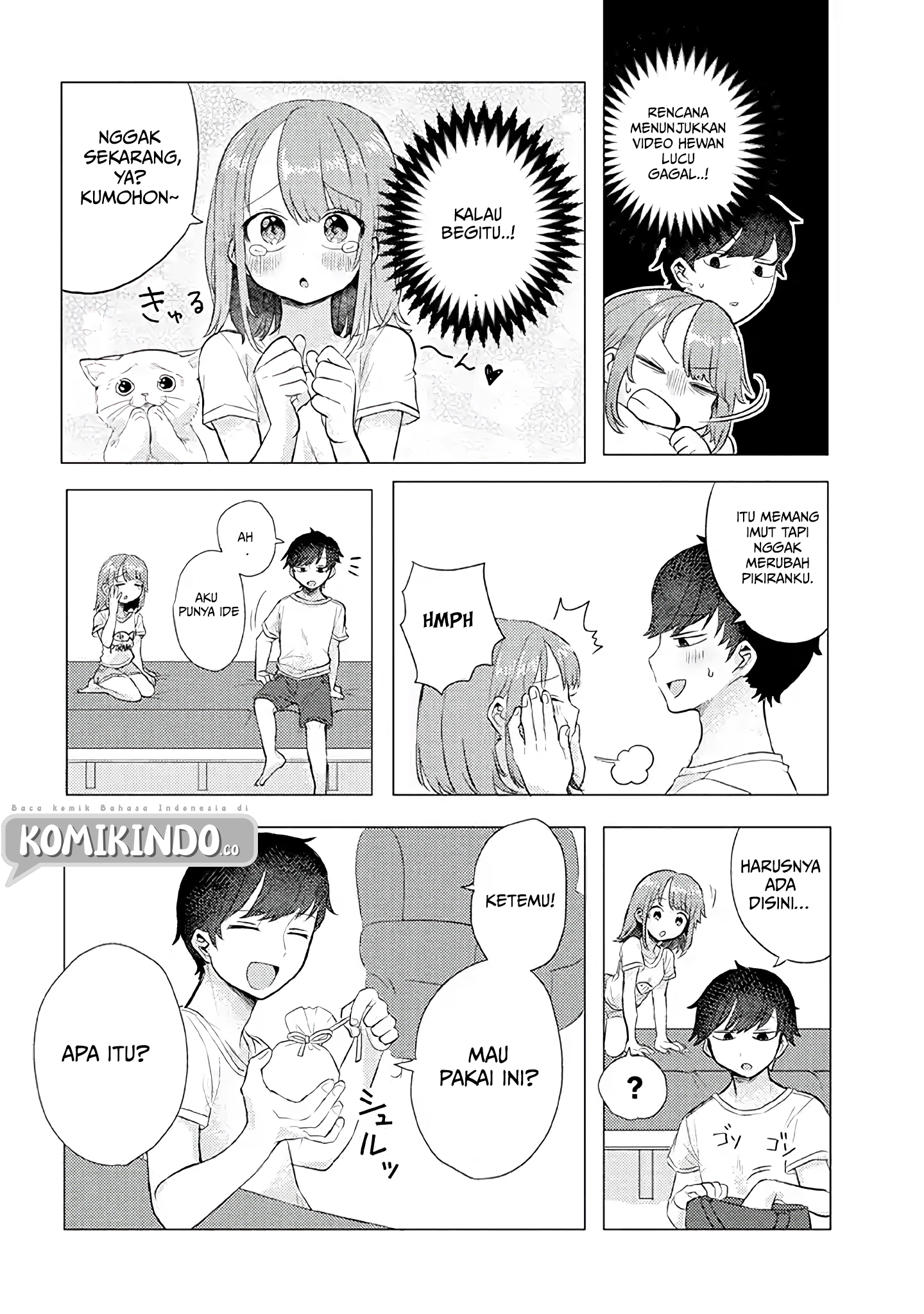 Girlfriend Who Absolutely Doesn’t Want to Take a Bath VS Boyfriend Who Absolutely Wants Her to Take a Bath Chapter 16 - halaman 3
