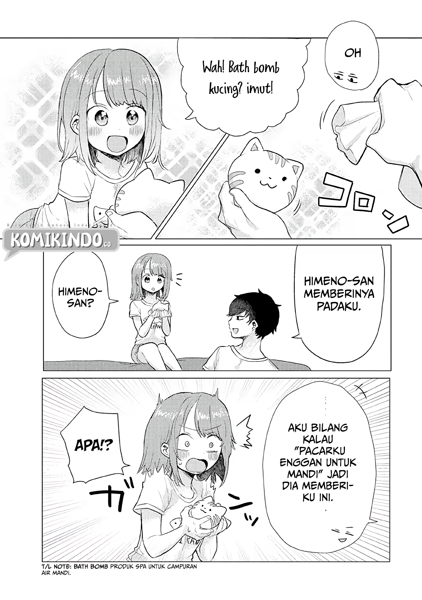 Girlfriend Who Absolutely Doesn’t Want to Take a Bath VS Boyfriend Who Absolutely Wants Her to Take a Bath Chapter 16 - halaman 4