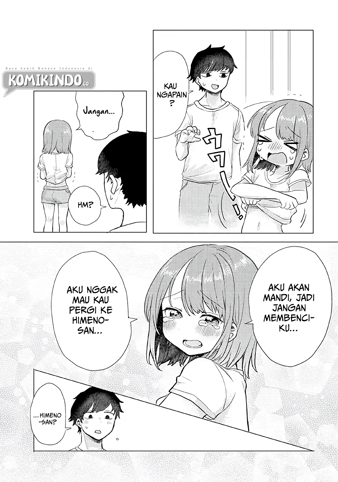 Girlfriend Who Absolutely Doesn’t Want to Take a Bath VS Boyfriend Who Absolutely Wants Her to Take a Bath Chapter 16 - halaman 6