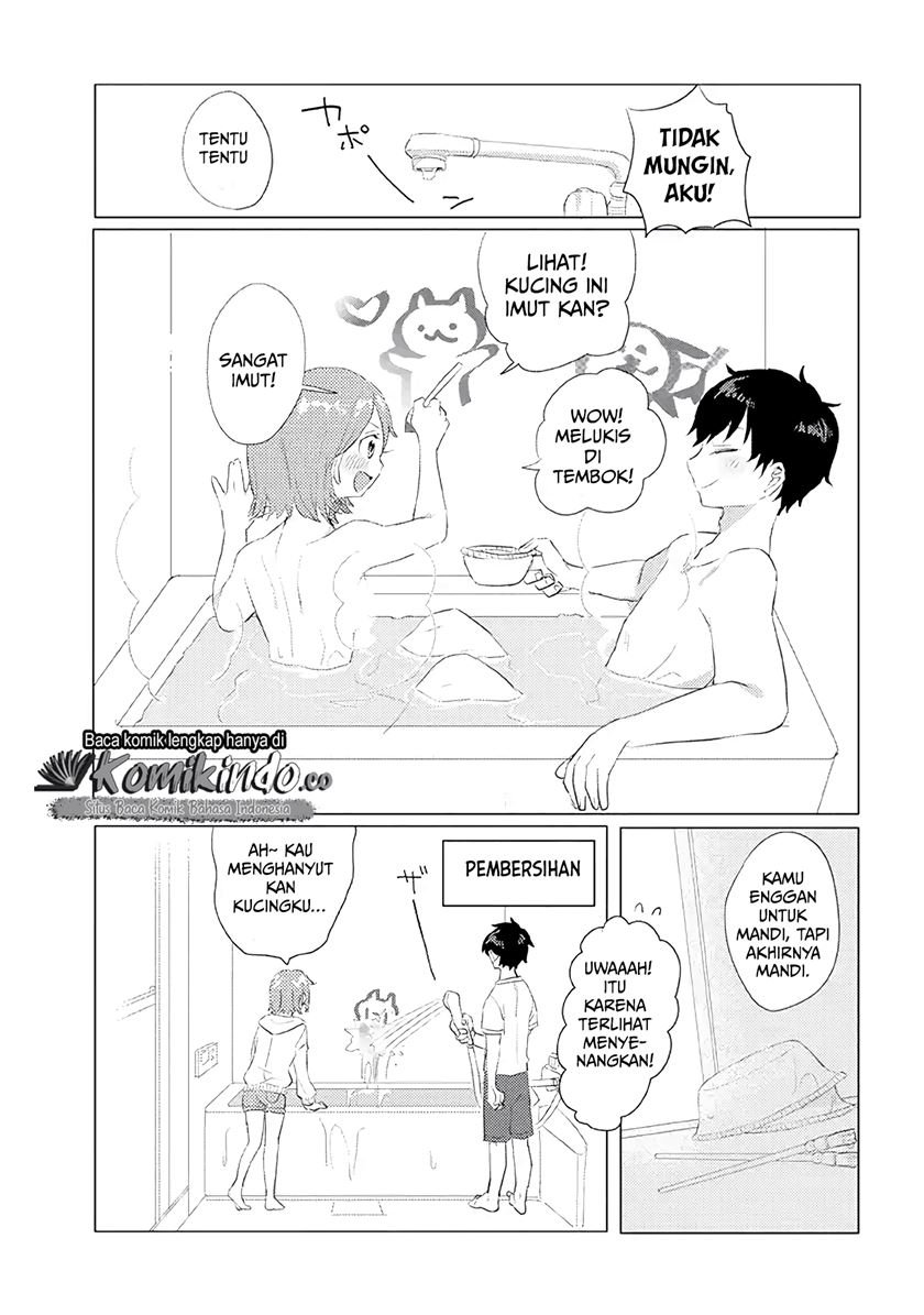 Girlfriend Who Absolutely Doesn’t Want to Take a Bath VS Boyfriend Who Absolutely Wants Her to Take a Bath Chapter 3 - halaman 8