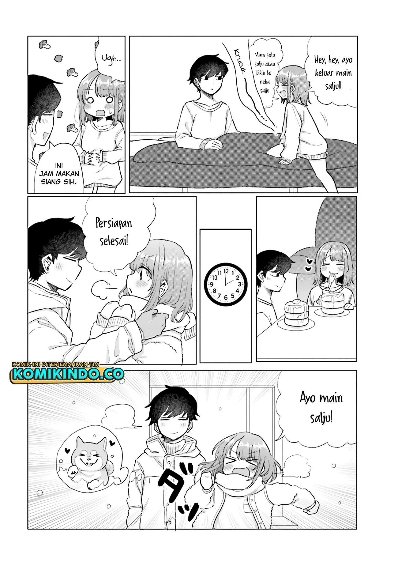 Girlfriend Who Absolutely Doesn’t Want to Take a Bath VS Boyfriend Who Absolutely Wants Her to Take a Bath Chapter 34 - halaman 3