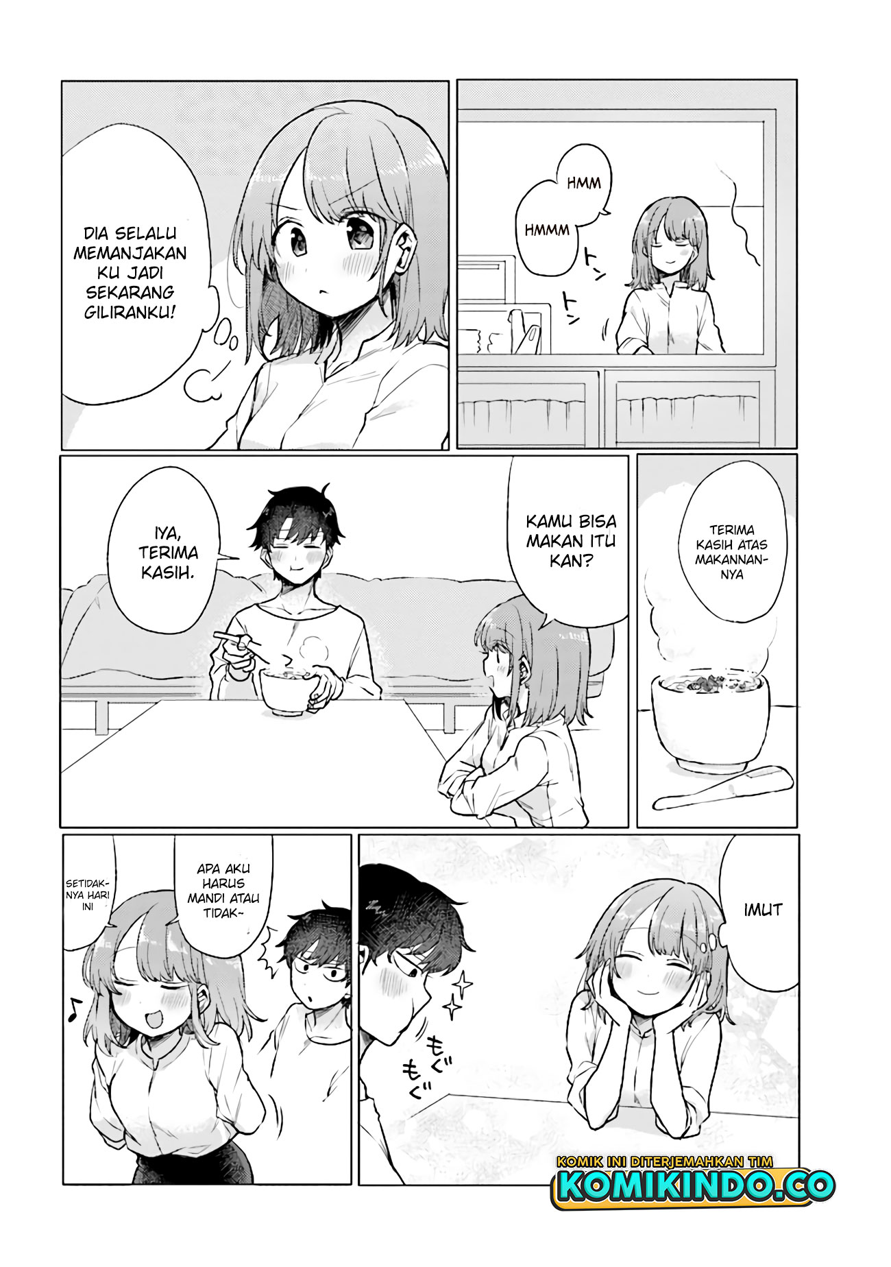 Girlfriend Who Absolutely Doesn’t Want to Take a Bath VS Boyfriend Who Absolutely Wants Her to Take a Bath Chapter 38 - halaman 3