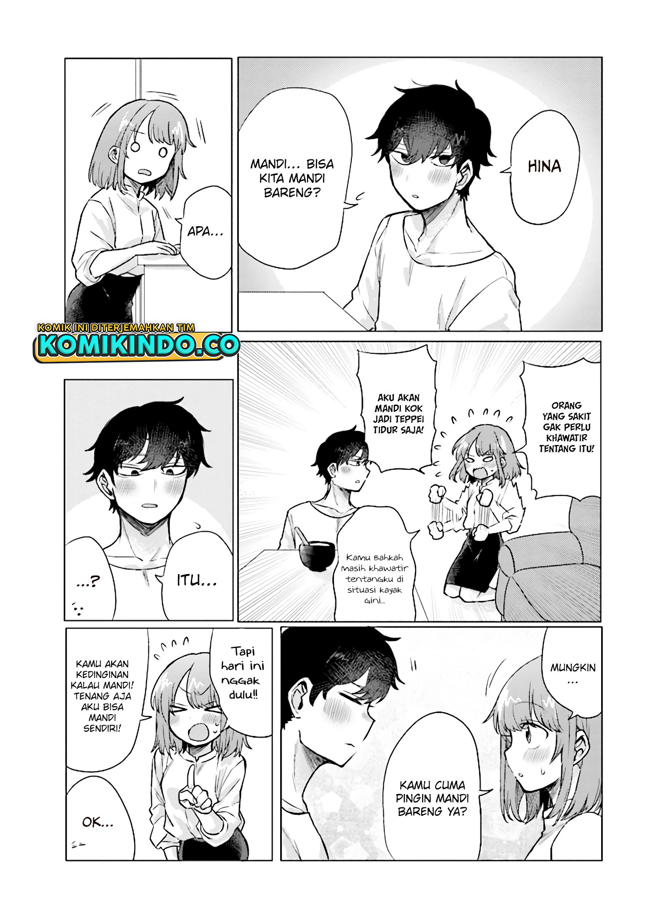 Girlfriend Who Absolutely Doesn’t Want to Take a Bath VS Boyfriend Who Absolutely Wants Her to Take a Bath Chapter 38 - halaman 4