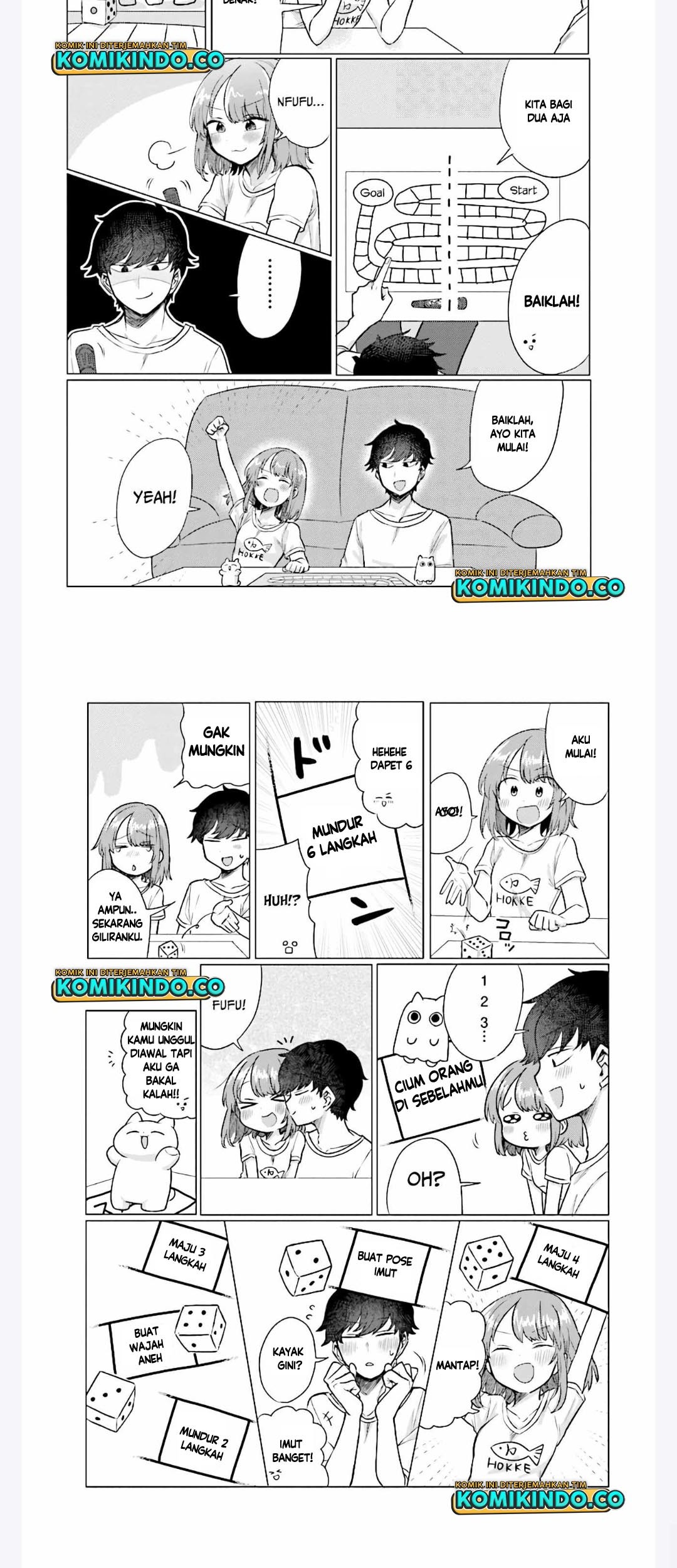Girlfriend Who Absolutely Doesn’t Want to Take a Bath VS Boyfriend Who Absolutely Wants Her to Take a Bath Chapter 39 - halaman 4