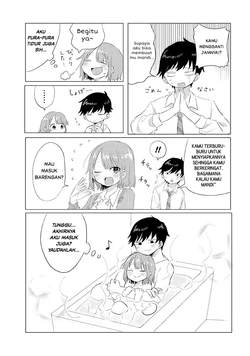Girlfriend Who Absolutely Doesn’t Want to Take a Bath VS Boyfriend Who Absolutely Wants Her to Take a Bath Chapter 4 - halaman 6