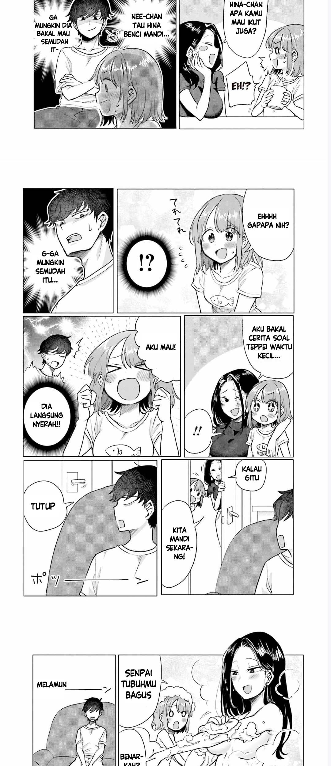 Girlfriend Who Absolutely Doesn’t Want to Take a Bath VS Boyfriend Who Absolutely Wants Her to Take a Bath Chapter 40 - halaman 4