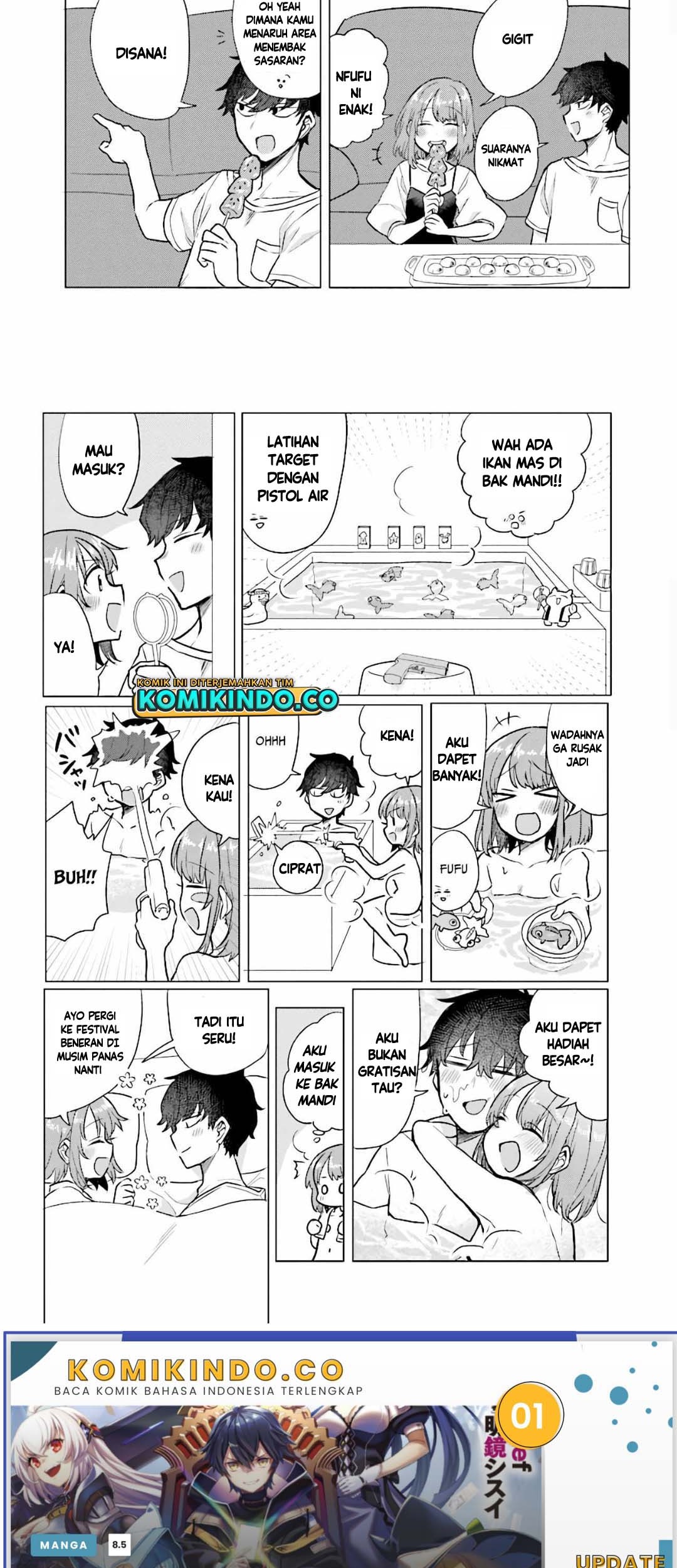 Girlfriend Who Absolutely Doesn’t Want to Take a Bath VS Boyfriend Who Absolutely Wants Her to Take a Bath Chapter 41 - halaman 3