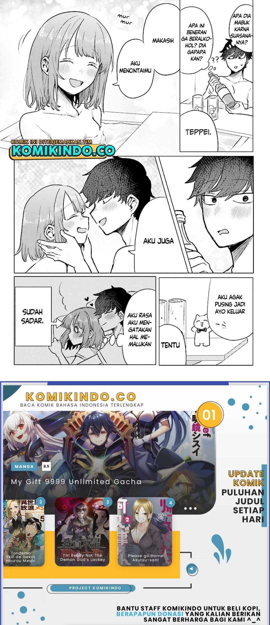 Girlfriend Who Absolutely Doesn’t Want to Take a Bath VS Boyfriend Who Absolutely Wants Her to Take a Bath Chapter 43 - halaman 4
