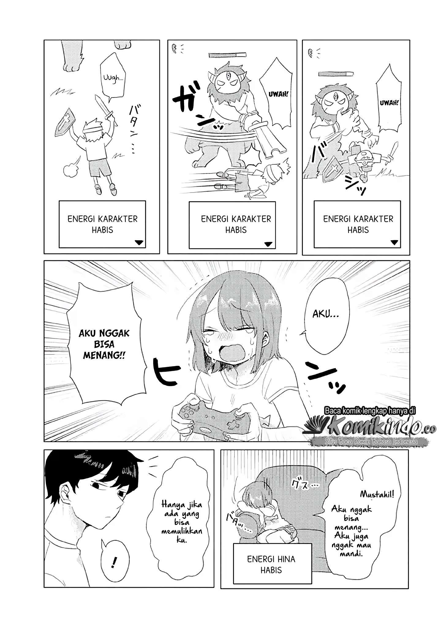 Girlfriend Who Absolutely Doesn’t Want to Take a Bath VS Boyfriend Who Absolutely Wants Her to Take a Bath Chapter 8 - halaman 4