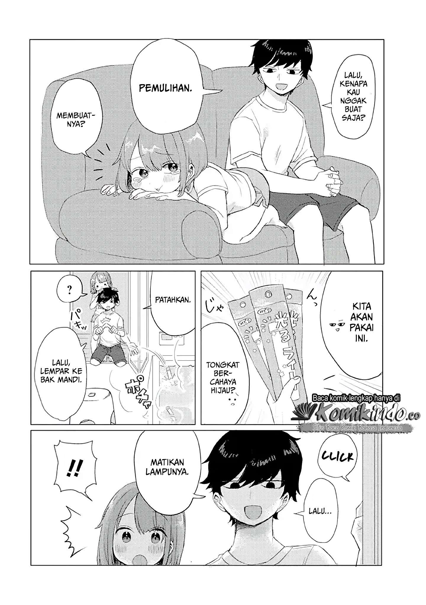 Girlfriend Who Absolutely Doesn’t Want to Take a Bath VS Boyfriend Who Absolutely Wants Her to Take a Bath Chapter 8 - halaman 5