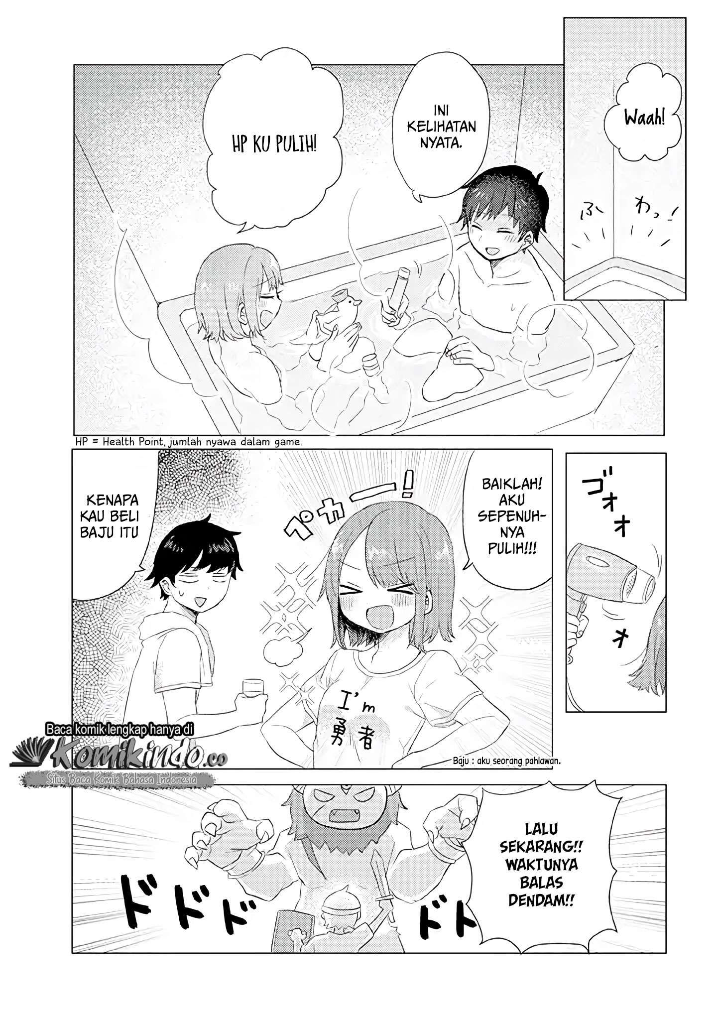 Girlfriend Who Absolutely Doesn’t Want to Take a Bath VS Boyfriend Who Absolutely Wants Her to Take a Bath Chapter 8 - halaman 6