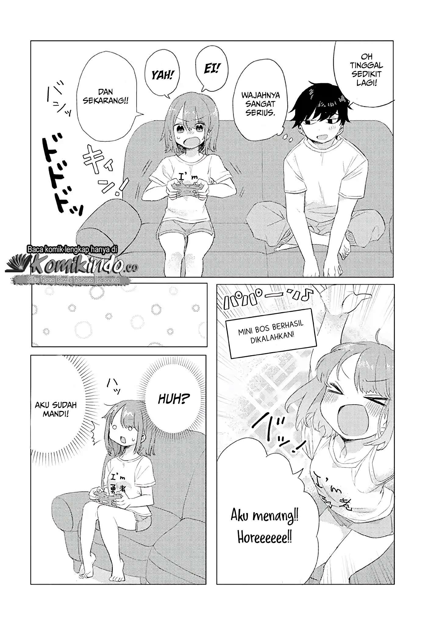 Girlfriend Who Absolutely Doesn’t Want to Take a Bath VS Boyfriend Who Absolutely Wants Her to Take a Bath Chapter 8 - halaman 7