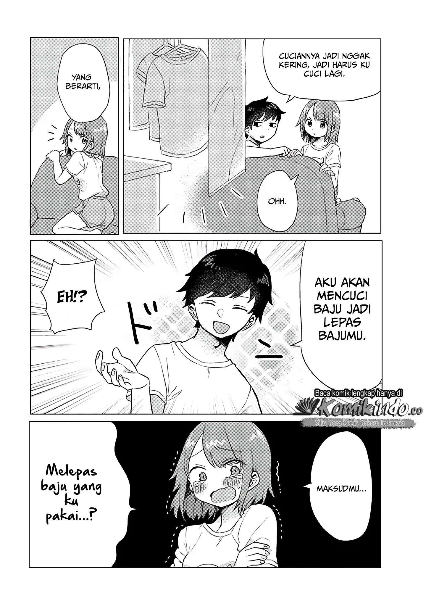 Girlfriend Who Absolutely Doesn’t Want to Take a Bath VS Boyfriend Who Absolutely Wants Her to Take a Bath Chapter 9 - halaman 3