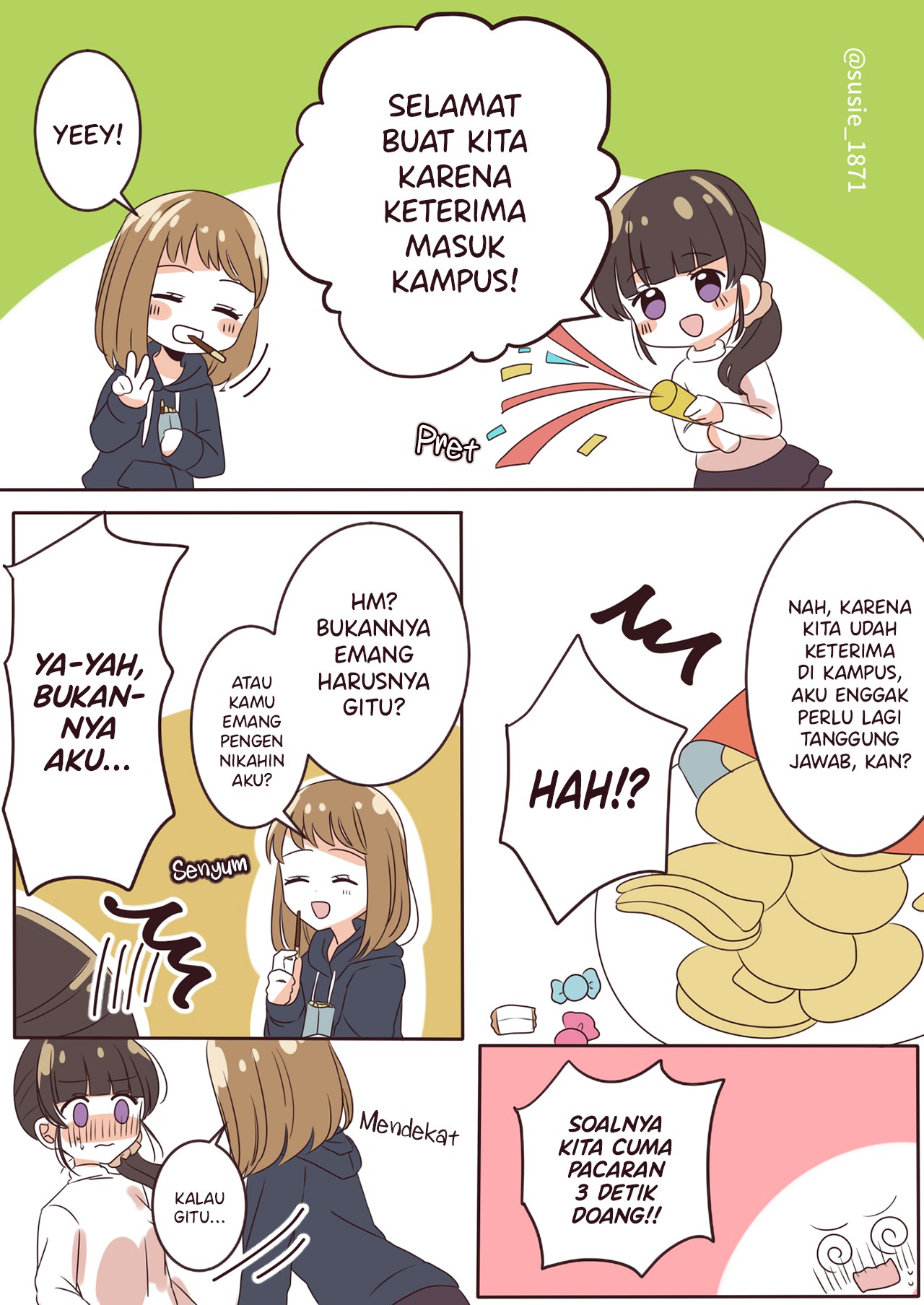 Girlfriends for 3 Seconds Chapter 2 - halaman 1