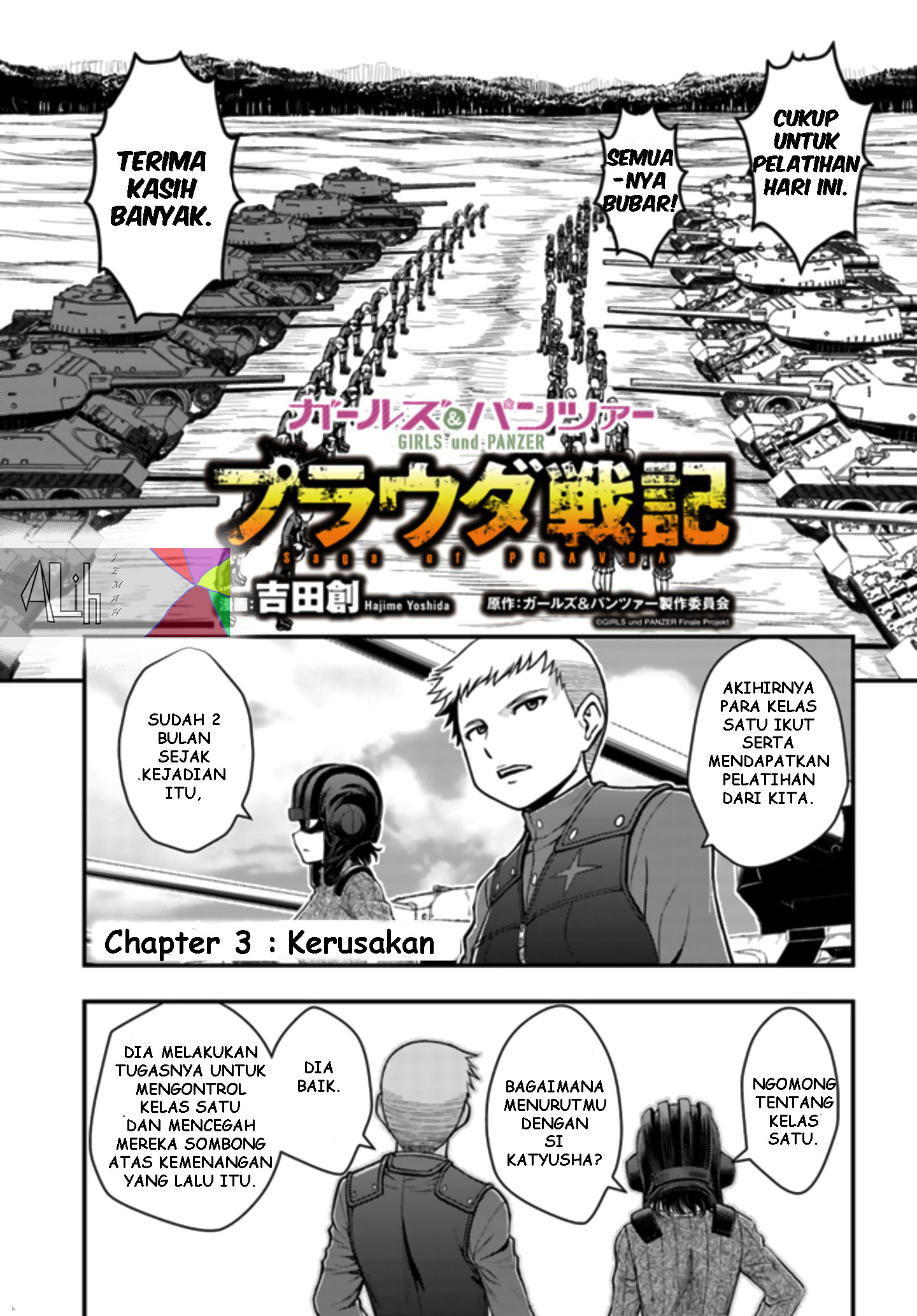Girls & Panzer: Pravda Senki Chapter 3 - halaman 1