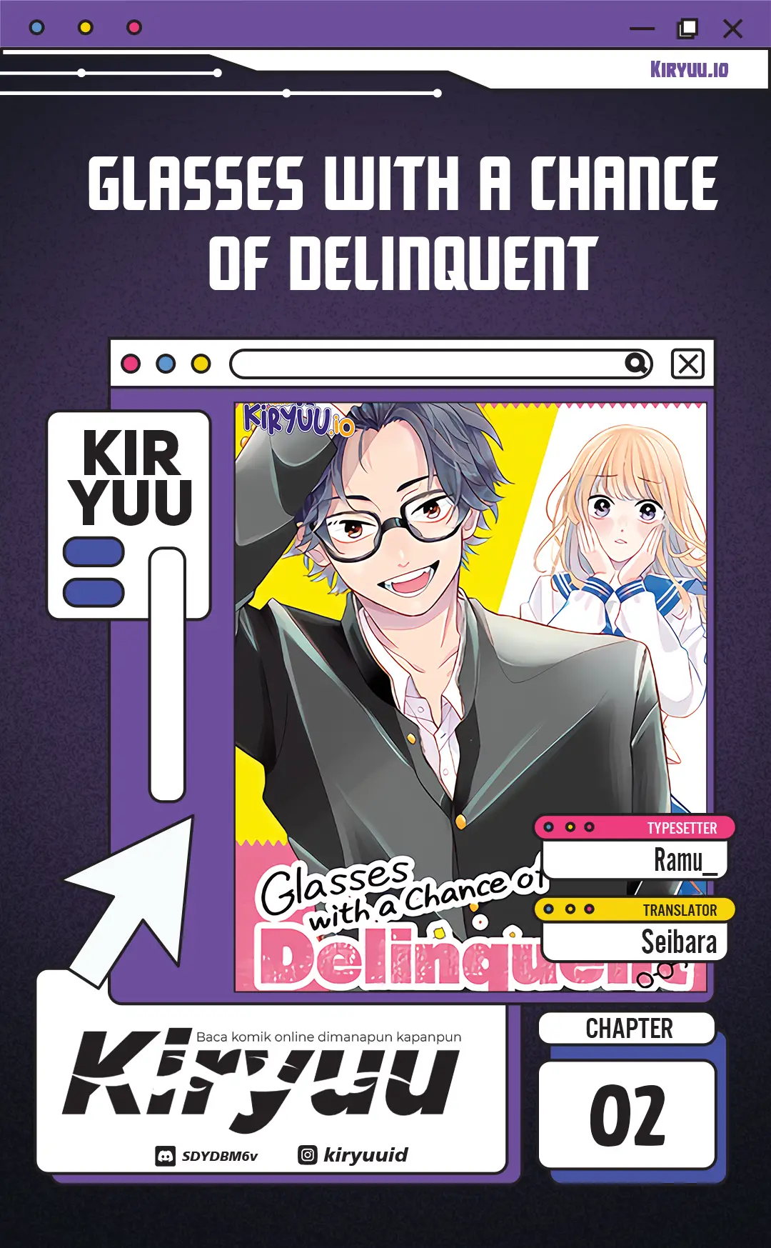 Glasses with a Chance of Delinquent Chapter 2 - halaman 1