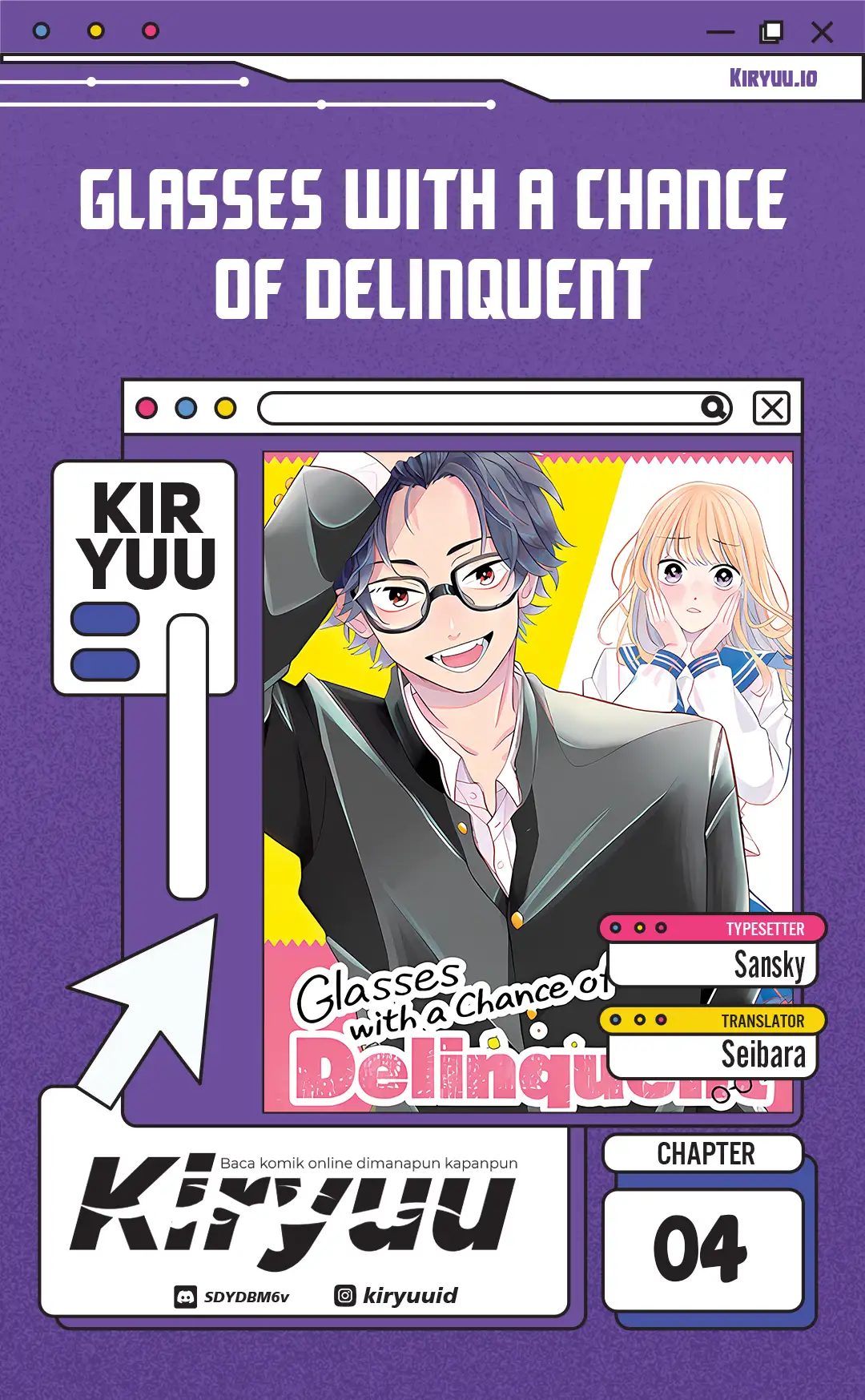 Glasses with a Chance of Delinquent Chapter 4 - halaman 1