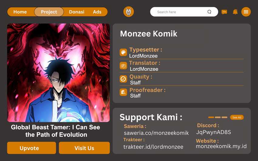 Global Beast Tamer: I Can See the Path of Evolution Chapter 15 - halaman 1