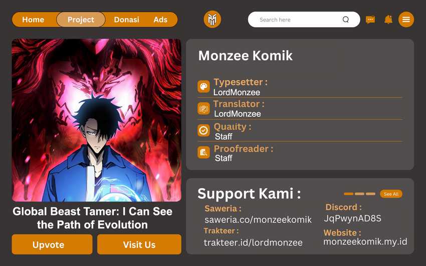 Global Beast Tamer: I Can See the Path of Evolution Chapter 17 - halaman 1