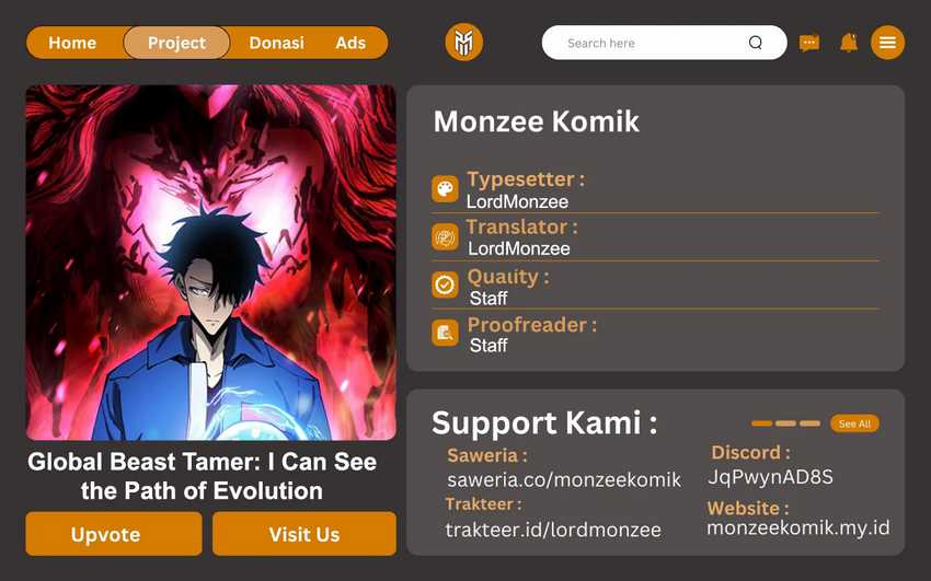 Global Beast Tamer: I Can See the Path of Evolution Chapter 18 - halaman 1