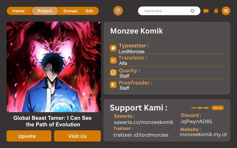 Global Beast Tamer: I Can See the Path of Evolution Chapter 3 - halaman 1