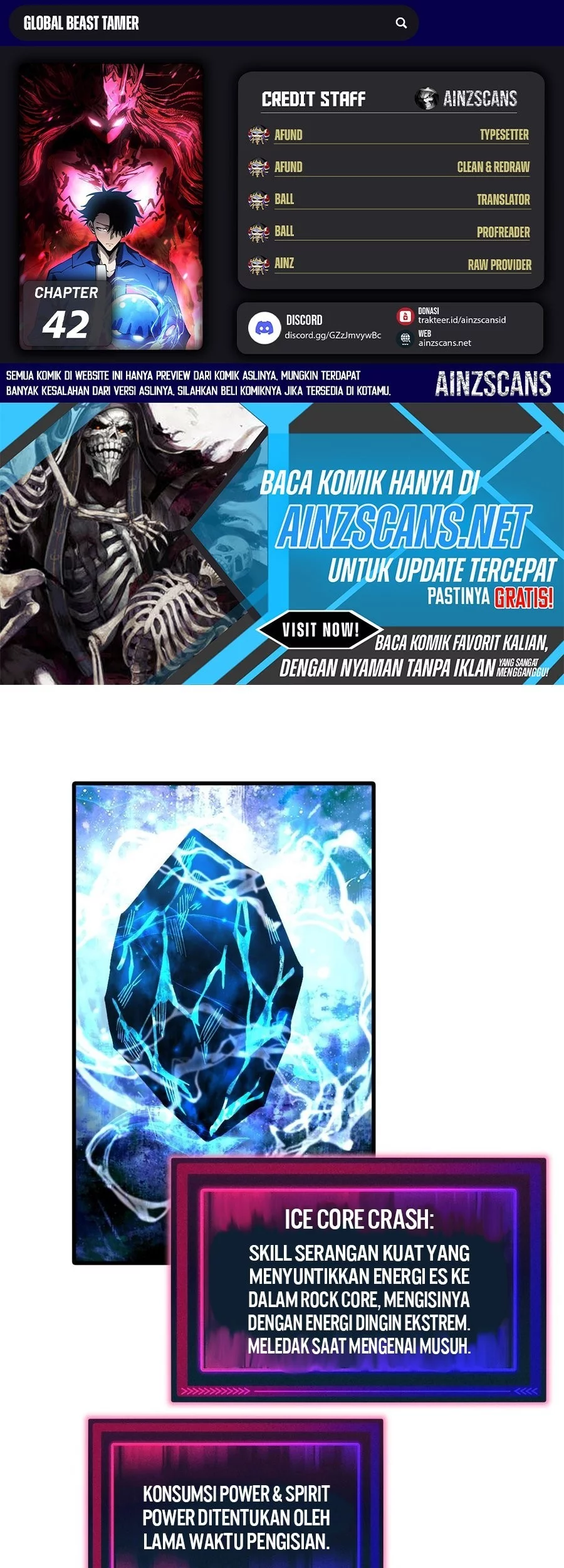 Global Beast Tamer: I Can See the Path of Evolution Chapter 42 - halaman 1