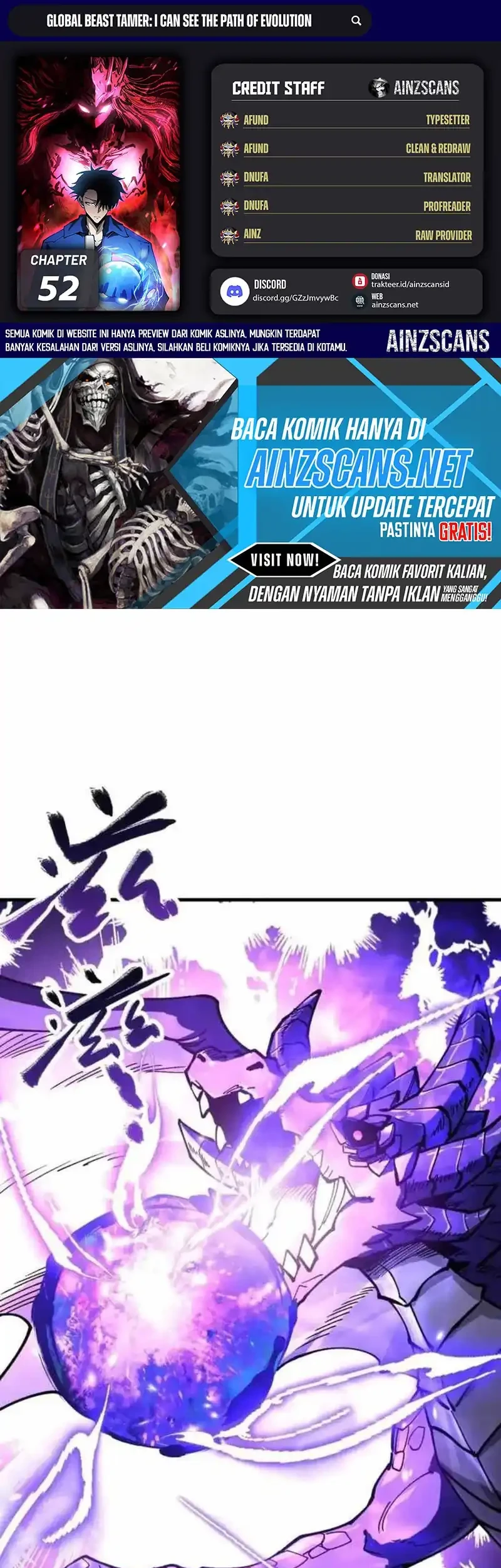 Global Beast Tamer: I Can See the Path of Evolution Chapter 52 - halaman 1