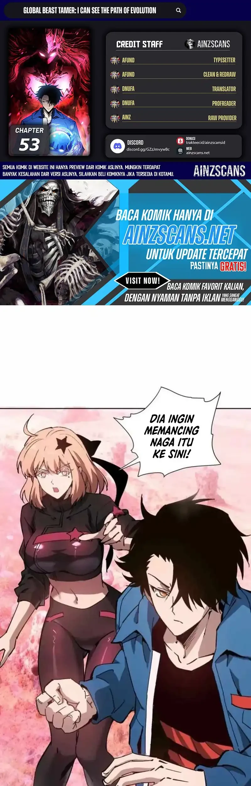 Global Beast Tamer: I Can See the Path of Evolution Chapter 53 - halaman 1