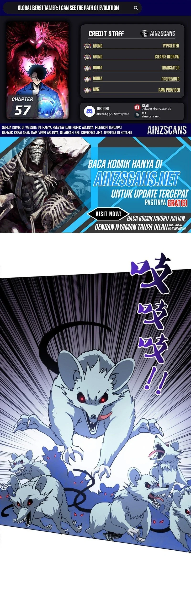 Global Beast Tamer: I Can See the Path of Evolution Chapter 57 - halaman 1