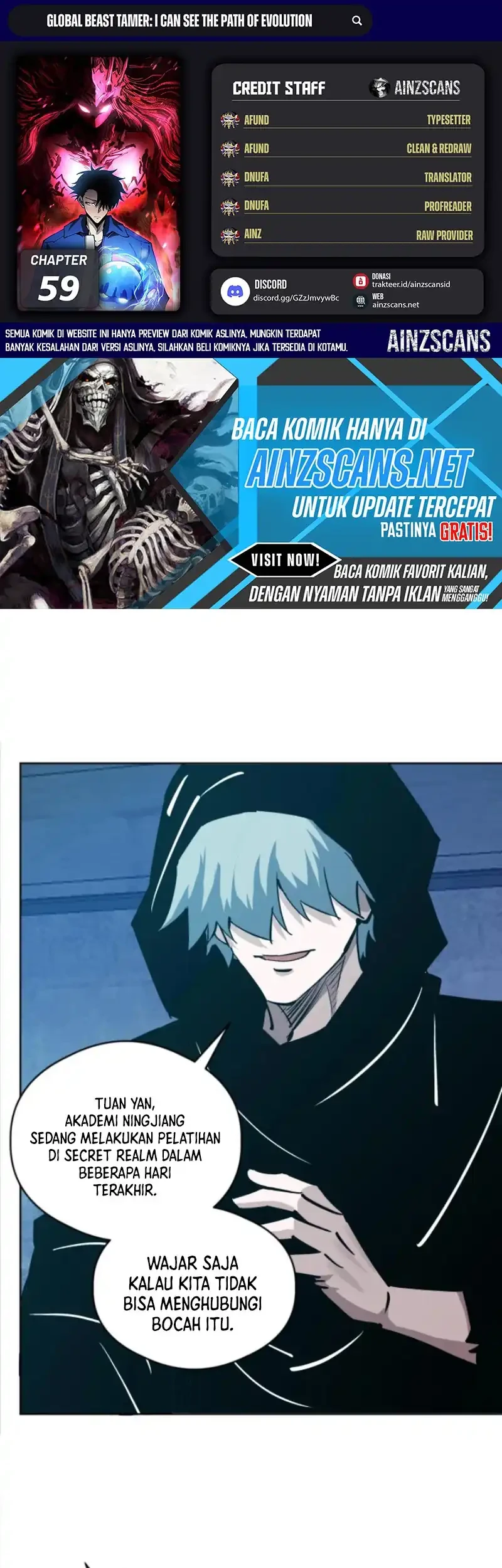 Global Beast Tamer: I Can See the Path of Evolution Chapter 59 - halaman 1