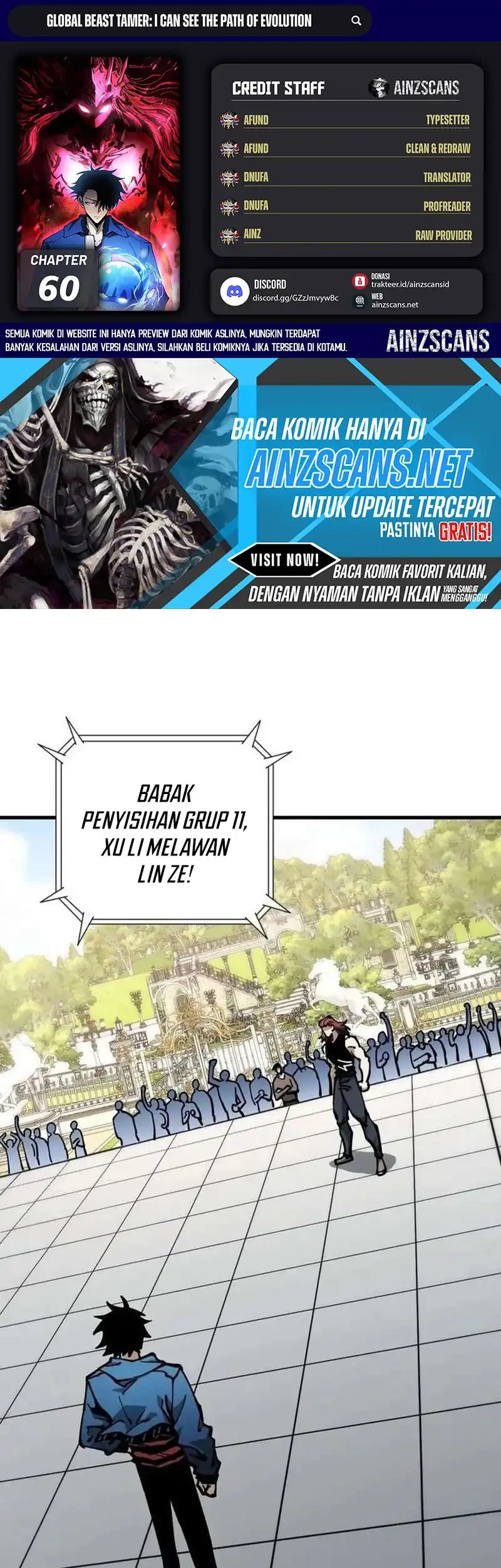 Global Beast Tamer: I Can See the Path of Evolution Chapter 60 - halaman 1