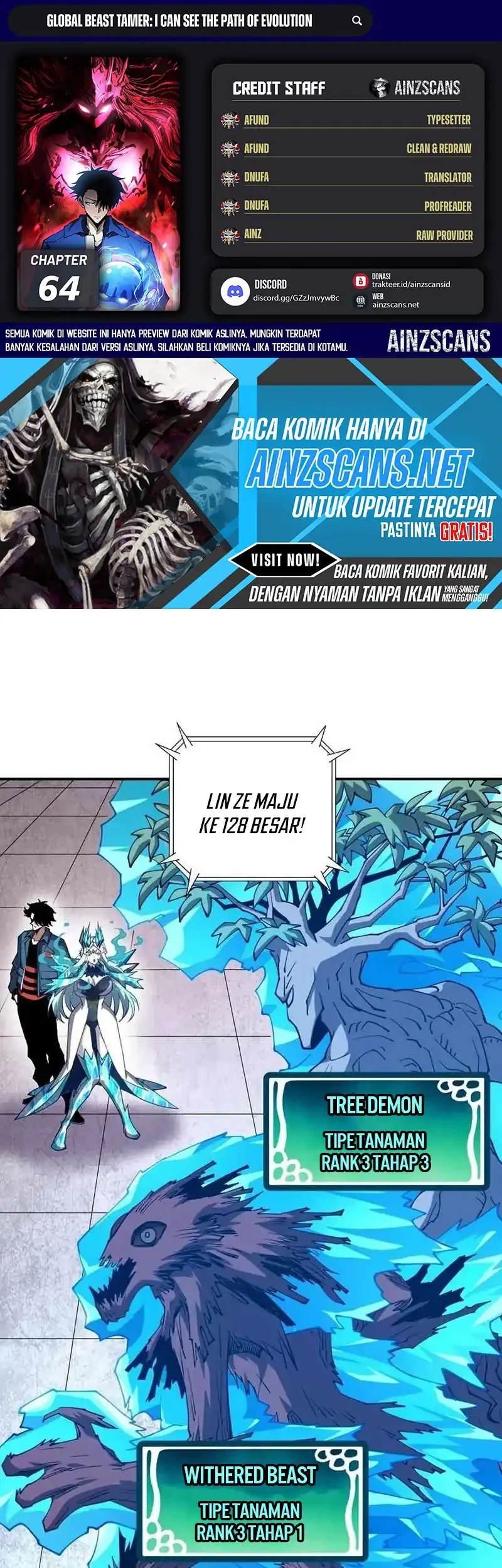 Global Beast Tamer: I Can See the Path of Evolution Chapter 64 - halaman 1