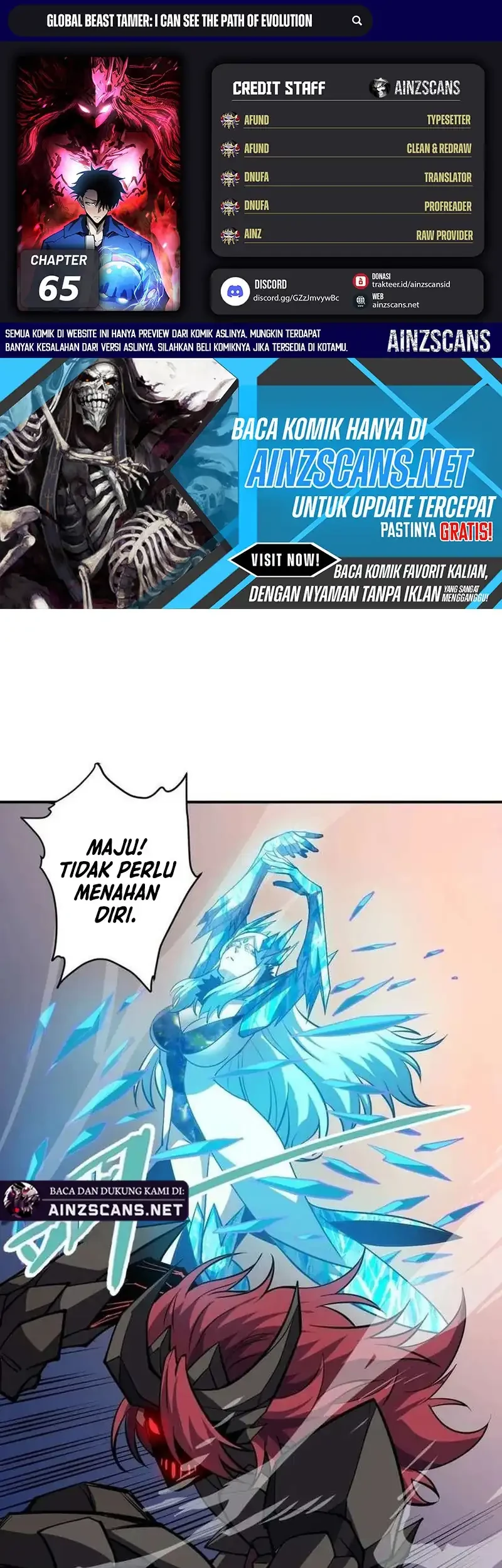 Global Beast Tamer: I Can See the Path of Evolution Chapter 65 - halaman 1