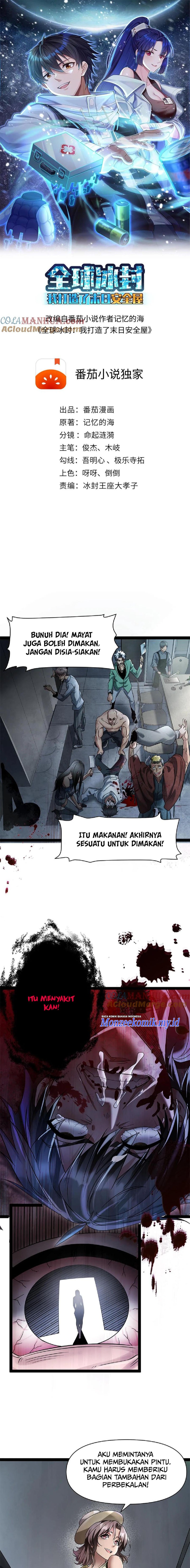 Global Freeze: I Created an Apocalypse Shelter Chapter 1 - halaman 2