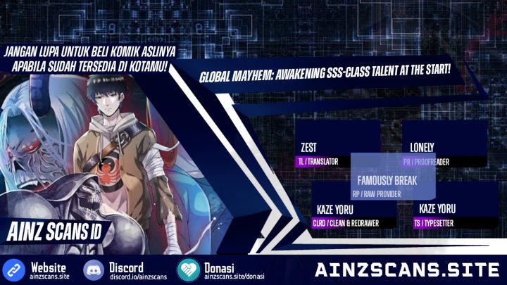 Global Mayhem: Awakening SSS-Class Talent at the Start! Chapter 37 - halaman 1