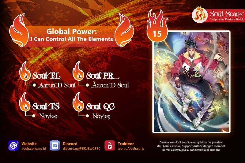 Global Power: I Can Control All The Elements Chapter 15 - halaman 1