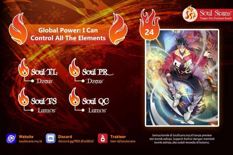 Global Power: I Can Control All The Elements Chapter 24 - halaman 1