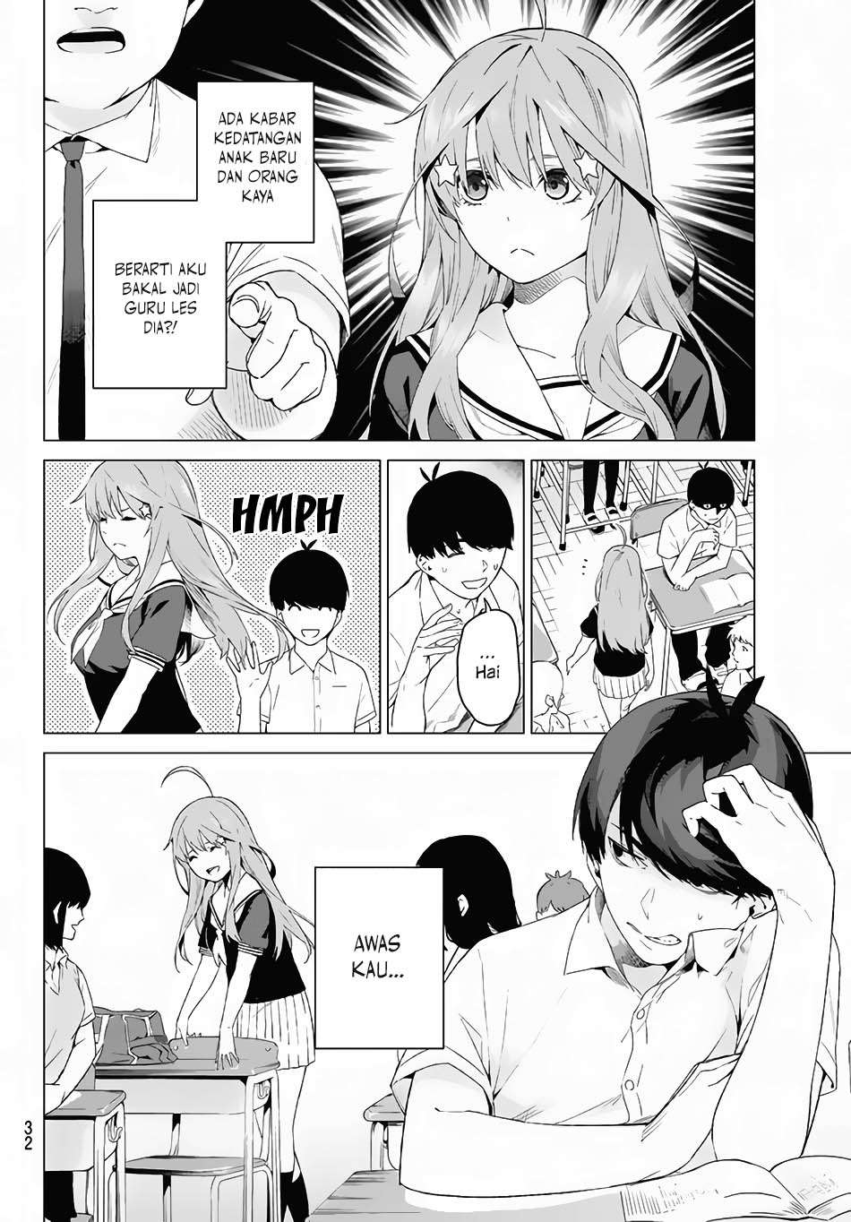 Go-toubun no Hanayome Chapter 1 - halaman 19