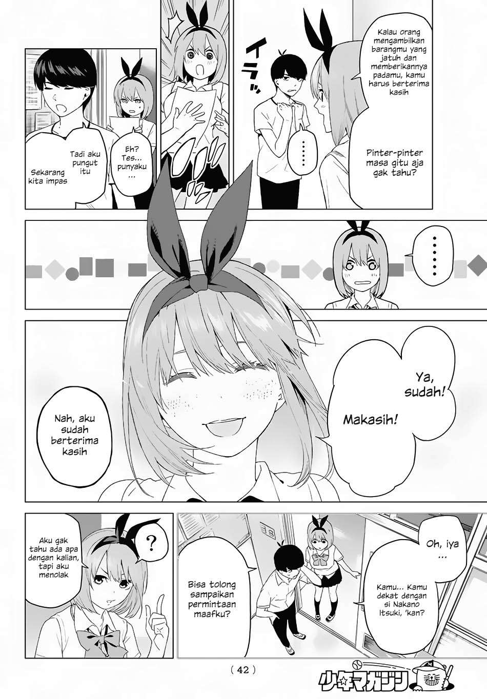 Go-toubun no Hanayome Chapter 1 - halaman 29
