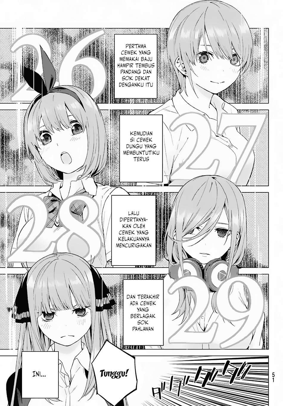 Go-toubun no Hanayome Chapter 1 - halaman 38