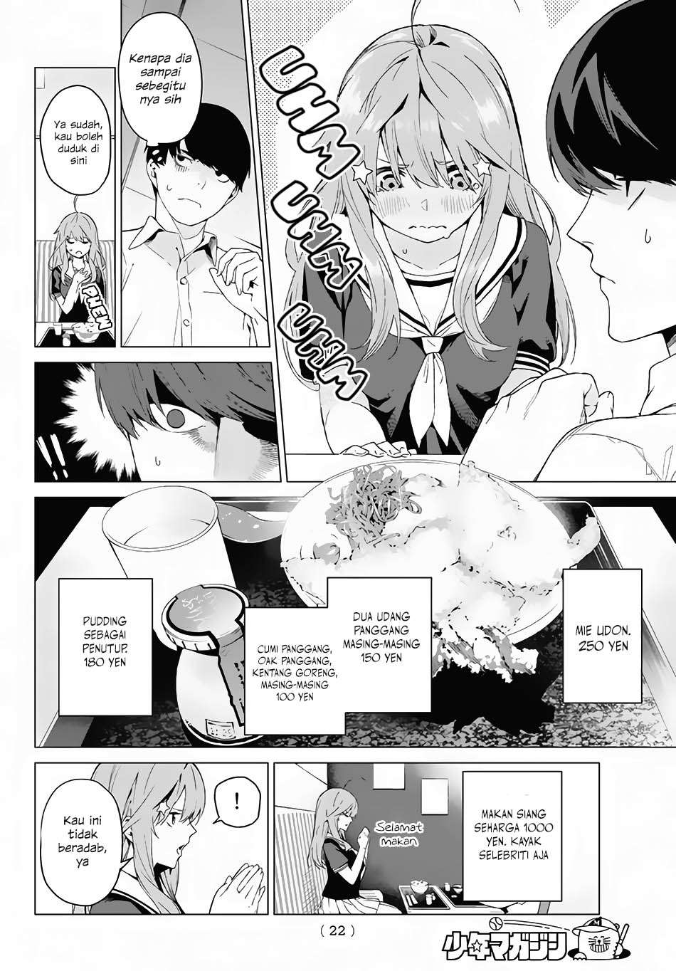 Go-toubun no Hanayome Chapter 1 - halaman 9