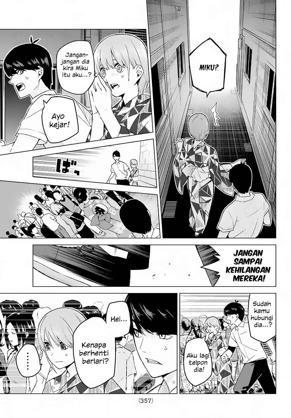 Go-toubun no Hanayome Chapter 10 - halaman 14