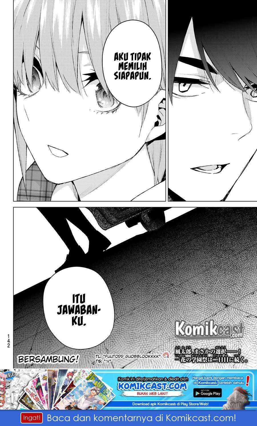 Go-toubun no Hanayome Chapter 101 - halaman 22